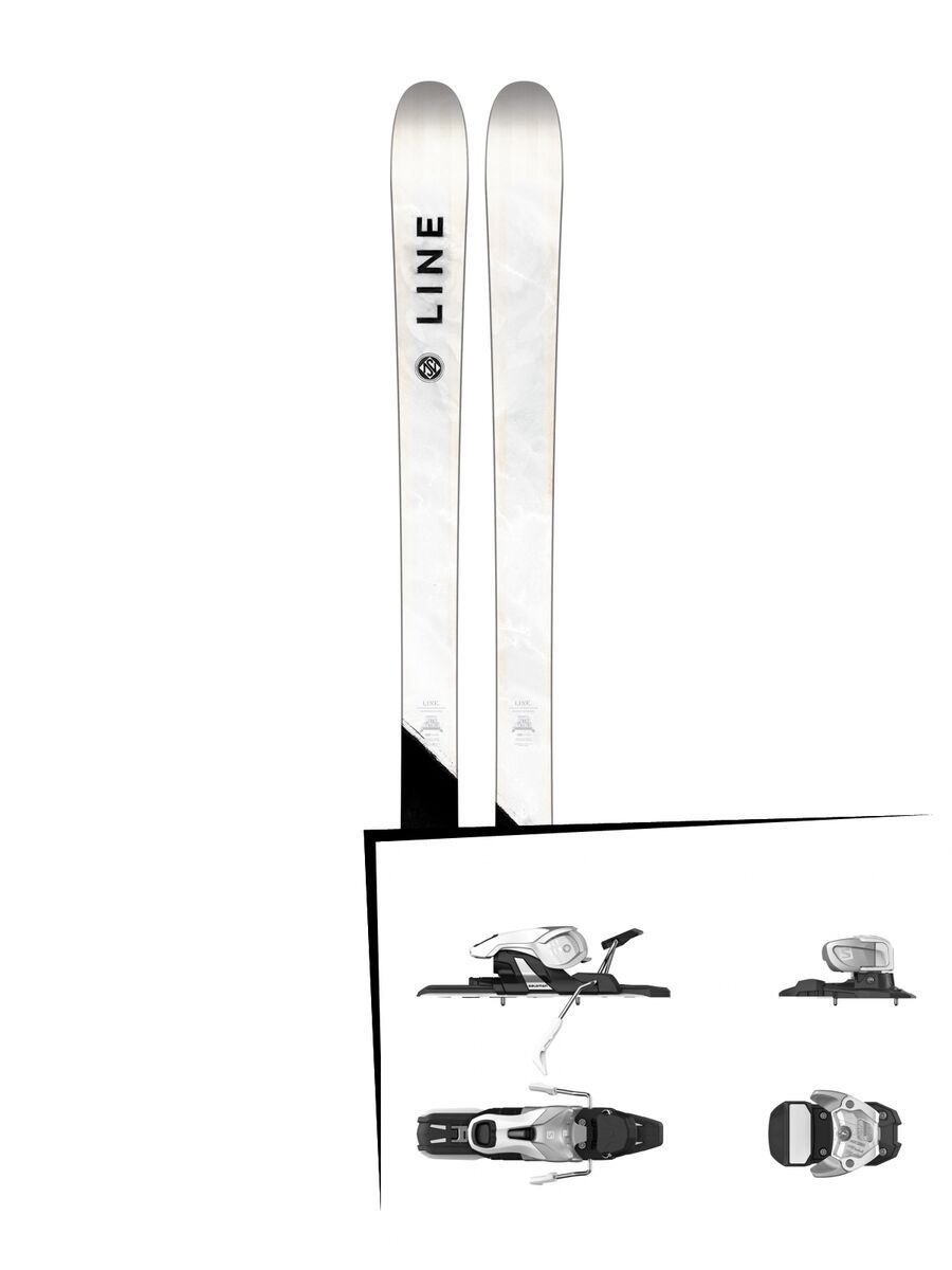 Set: Line Supernatural 86 2018 + Salomon Warden 11 silver/white - Bild 1