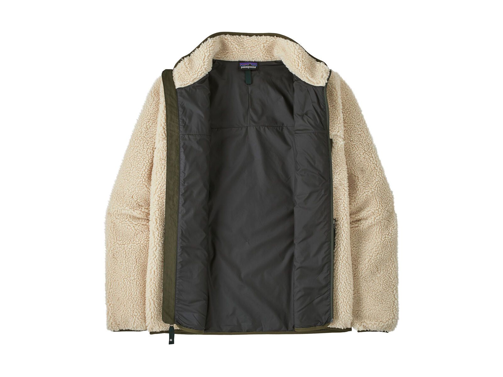 Patagonia Men's Classic Retro-X Jacket, dark natural w/basin green - Bild 2