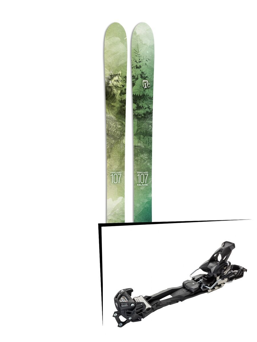 Set: Icelantic Vanguard 107 2017 + Tyrolia Adrenalin 16 AT (2020402) - Bild 1