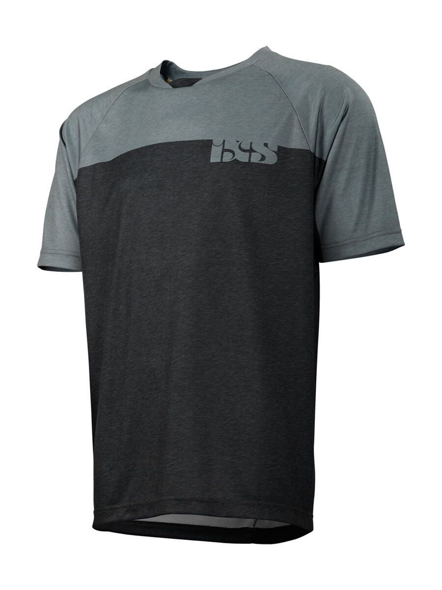 IXS Progressive 7.1 Trail Jersey, black/dark olive - Bild 1