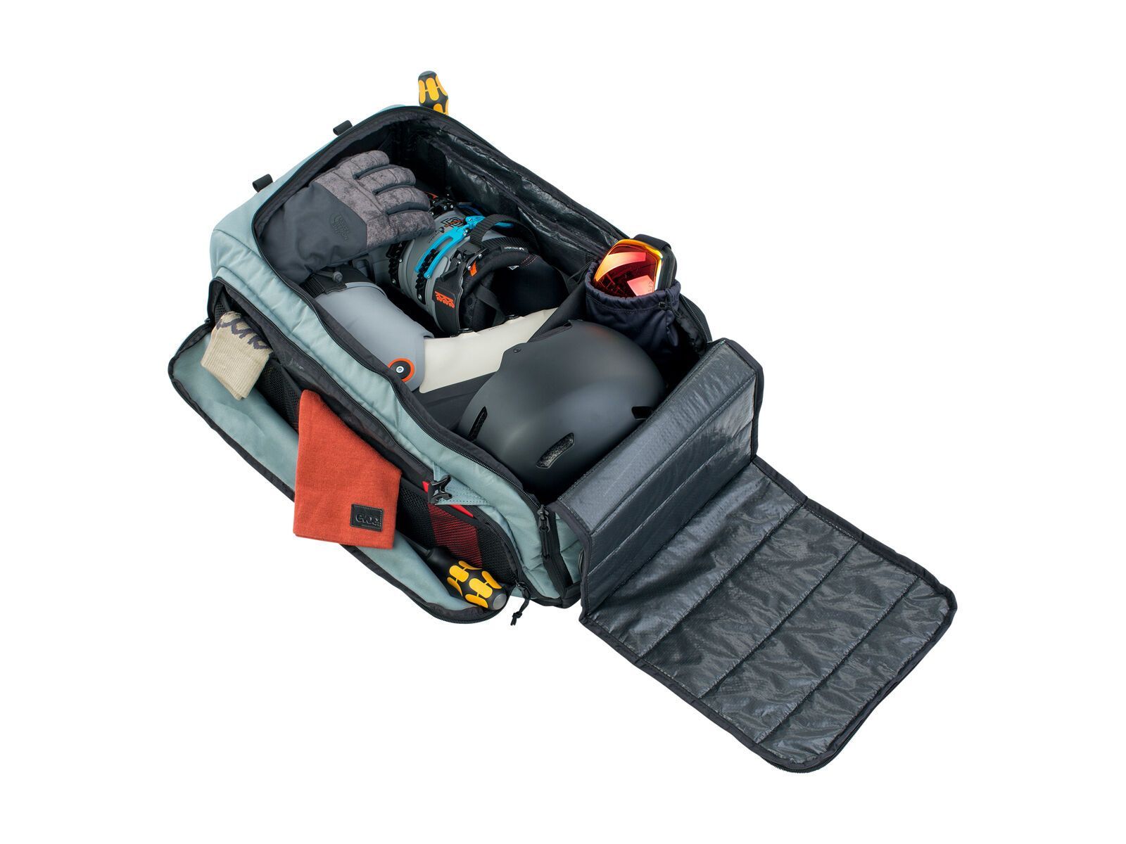 Evoc Gear Bag 55, steel - Bild 9