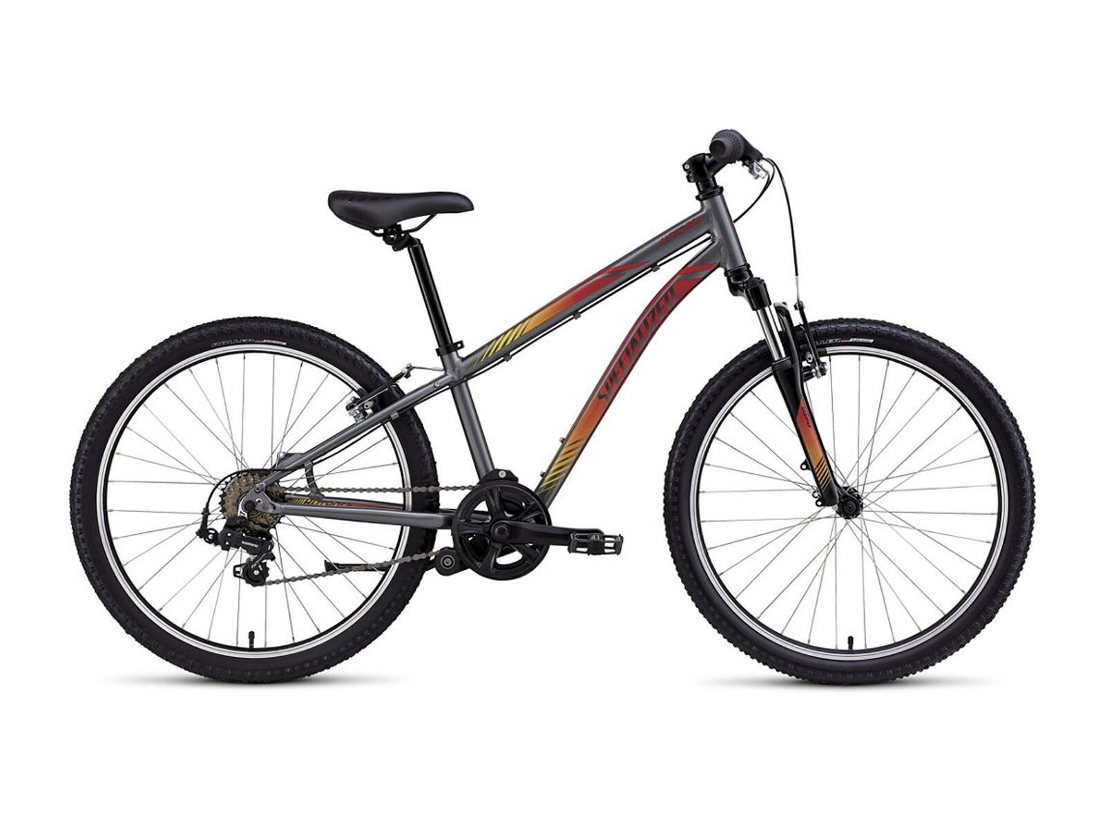 Specialized Hotrock 24 7-Speed Boys, charcoal/red-yellow fade - Bild 1