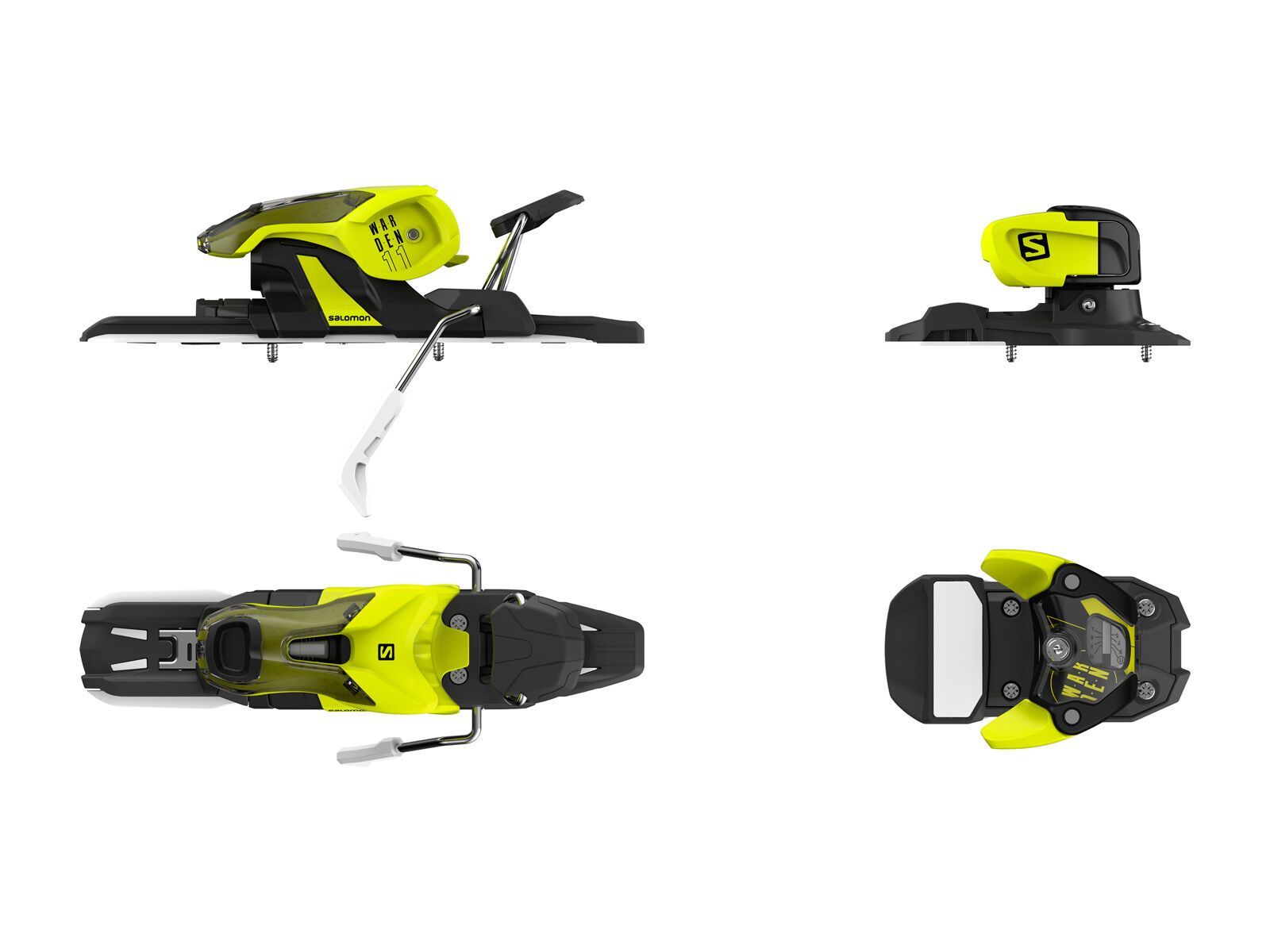 Set: Icelantic Sabre 89 2018 + Salomon Warden 11 yellow/black - Bild 3