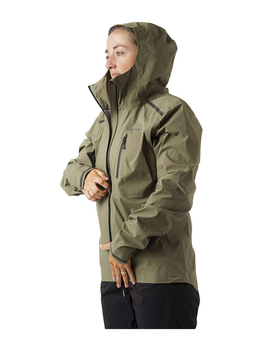 GripGrab EXPLR Waterproof Lightweight Jacket, olive green - Bild 8
