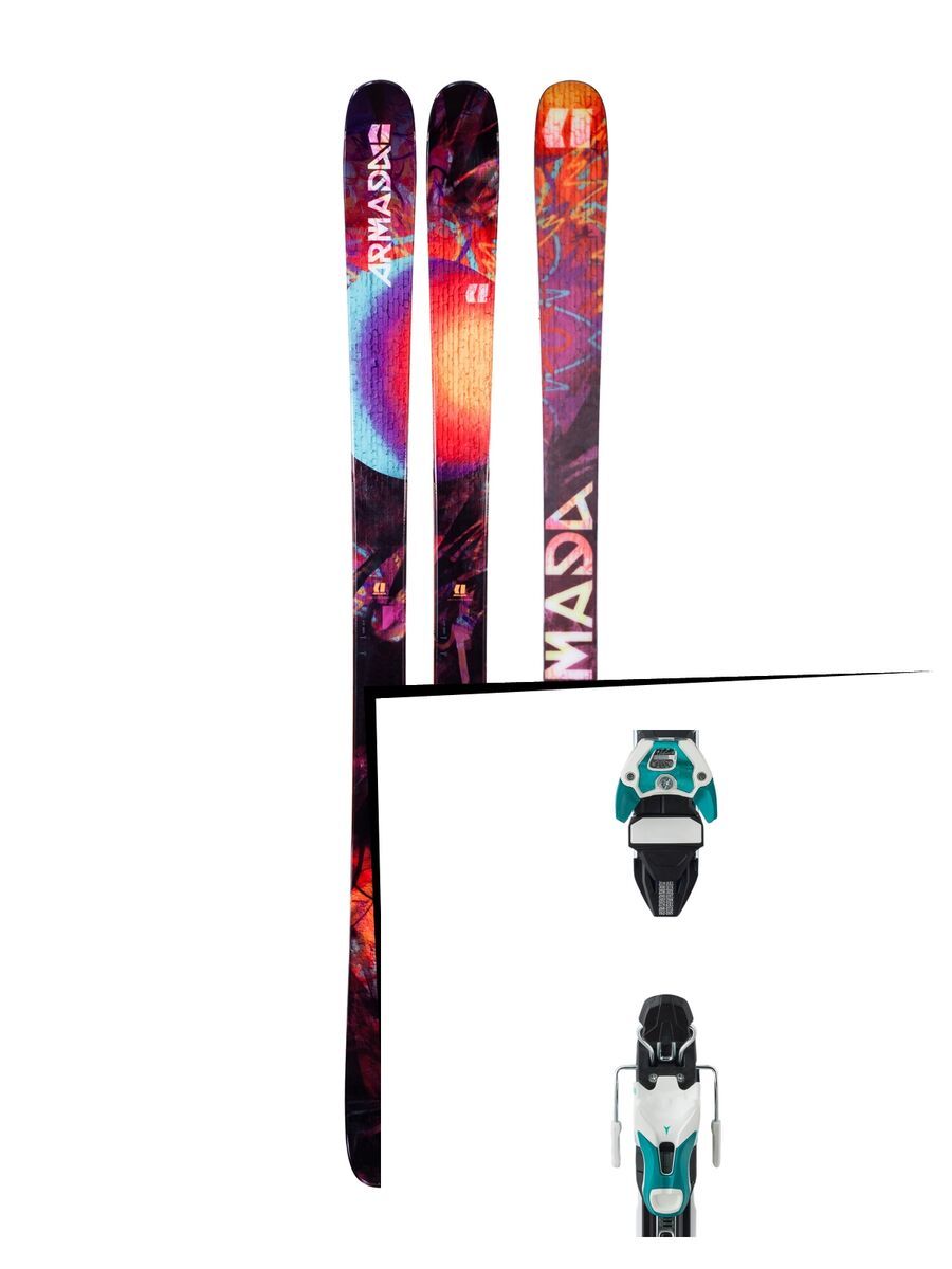 Set: Armada Arv 86 2018 + Atomic Warden 11 DT white/mint - Bild 1