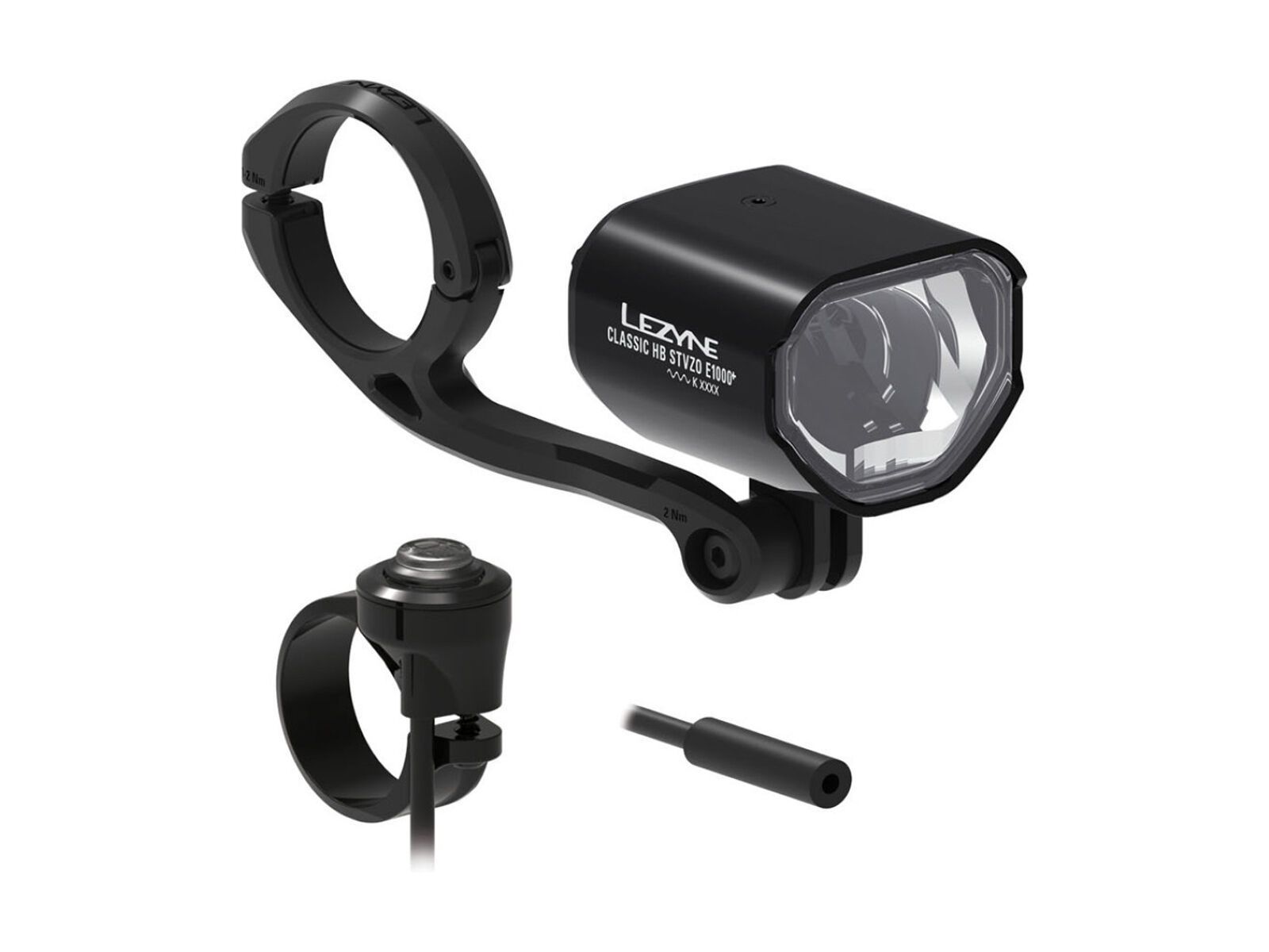 Lezyne E-Bike Classic HB StVZO E1000+, black - Bild 1