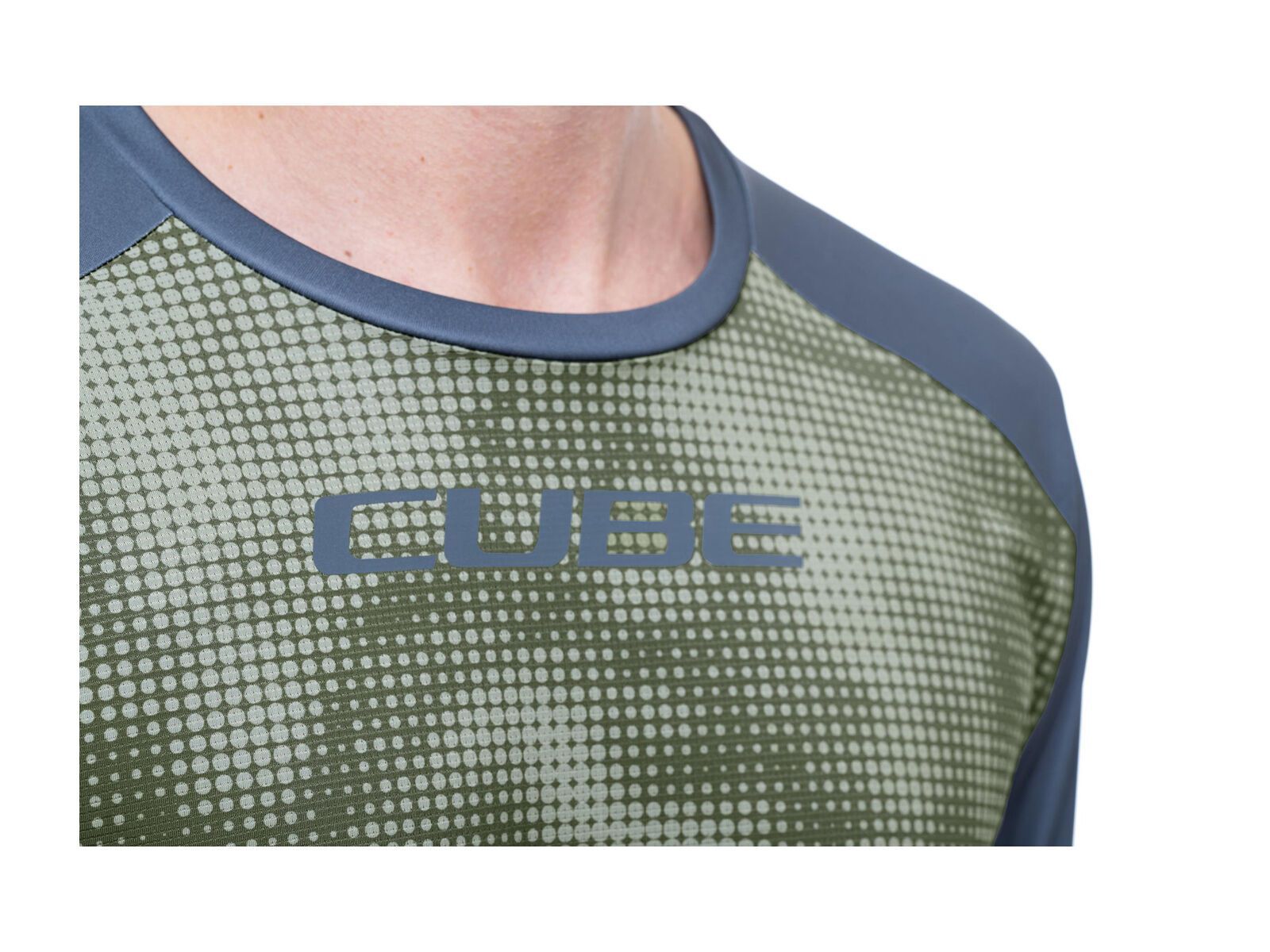 Cube ATX Rundhalstrikot TM kurzarm, olive´n´grey - Bild 5