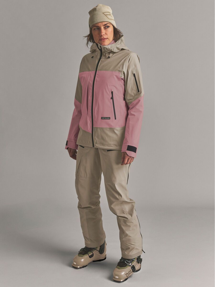 Ortovox Ortler Gore-Tex Pants W, dark linen - Bild 3