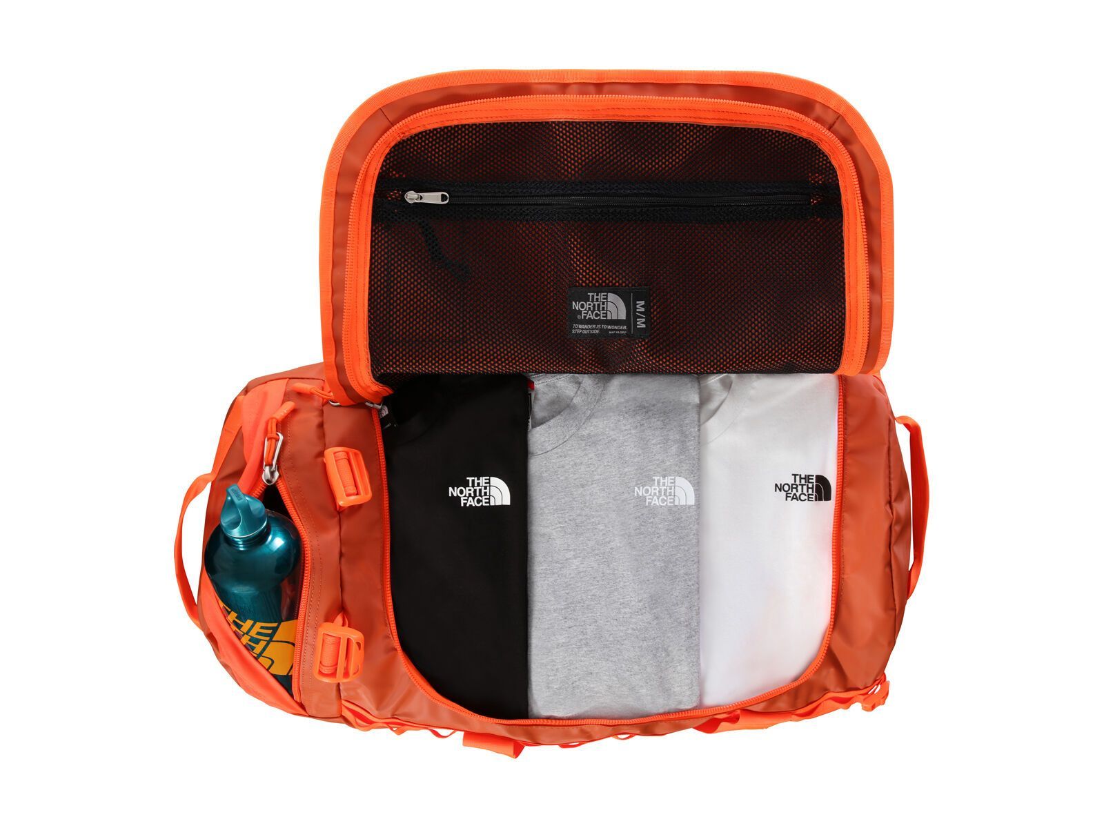 The North Face Base Camp Duffel - M, burnt ochre/power orange - Bild 2