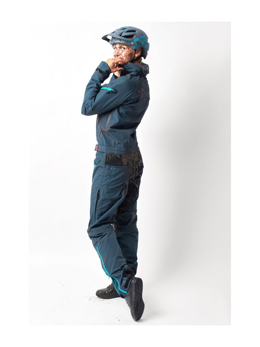 dirtlej DirtSuit Core Edition Ladies Cut, steel blue/turquoise - Bild 10