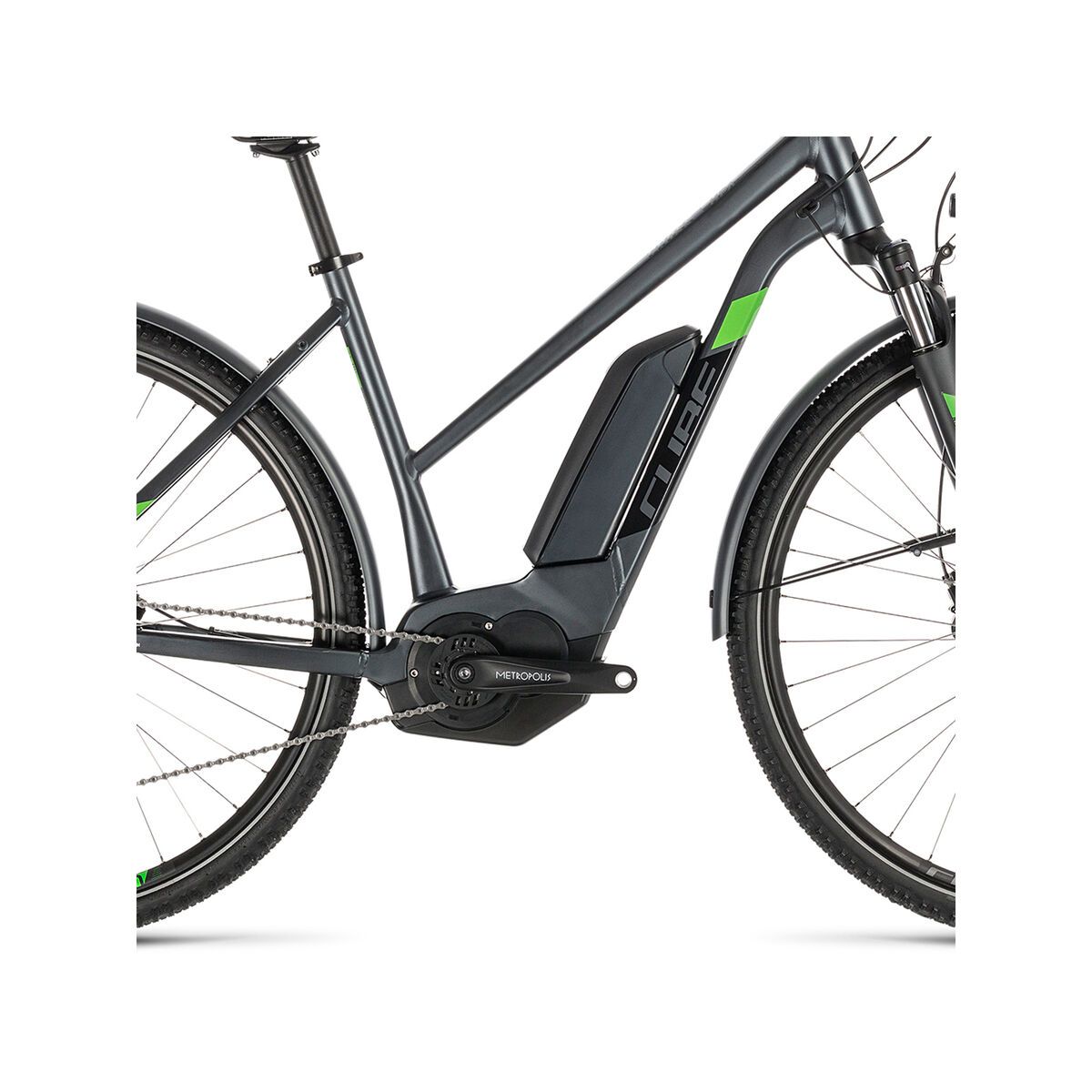 Cube Cross Hybrid Pro Allroad 400 Trapeze, iridium´n´green - Bild 3