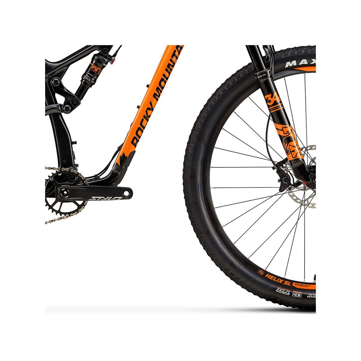 Rocky Mountain Element Carbon 50, fox racing orange/the man in black - Bild 5