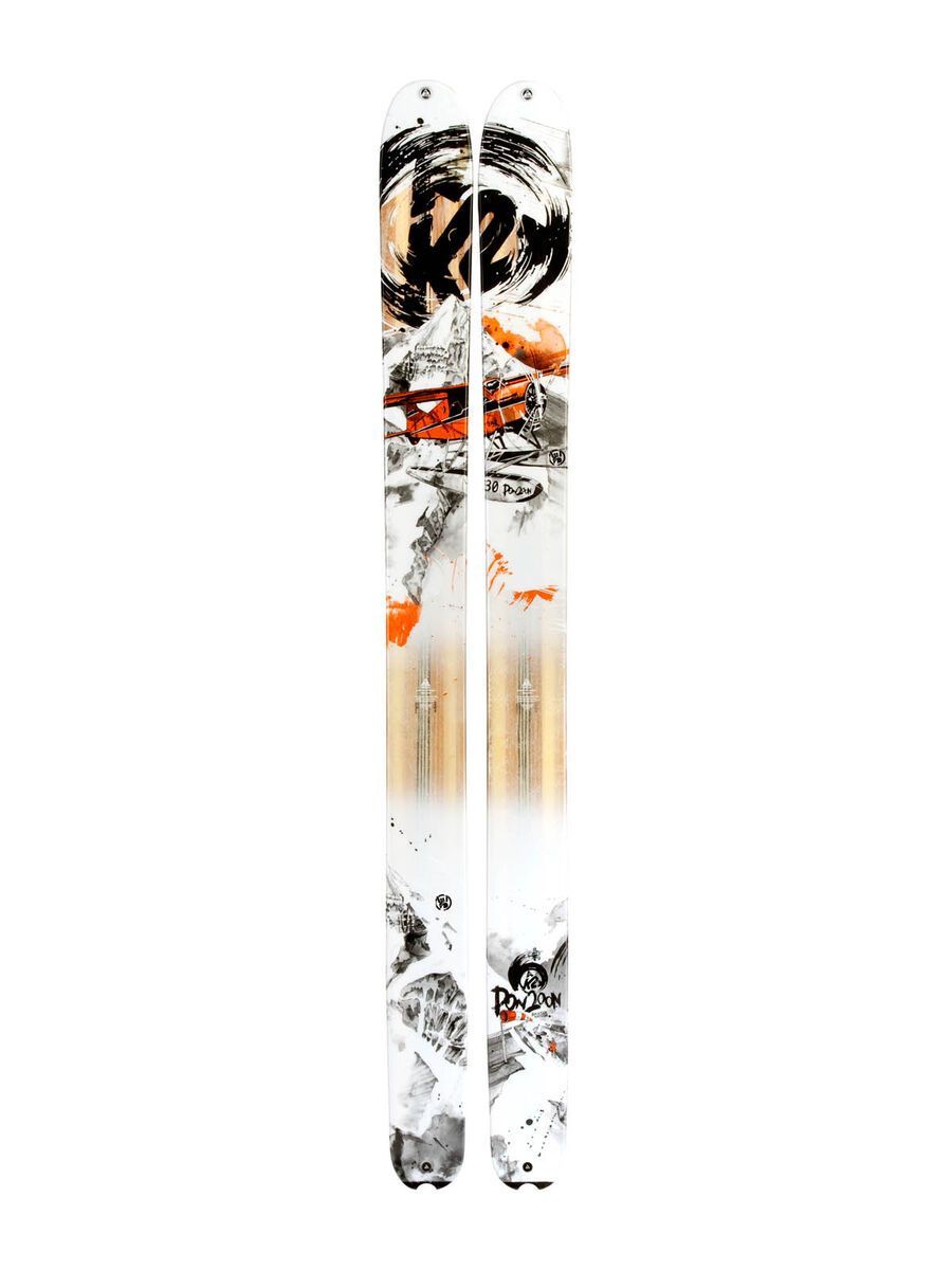 Set: K2 SKI Pon2oon 2018 + Marker Duke EPF 16 white/black/orange/teal - Bild 2