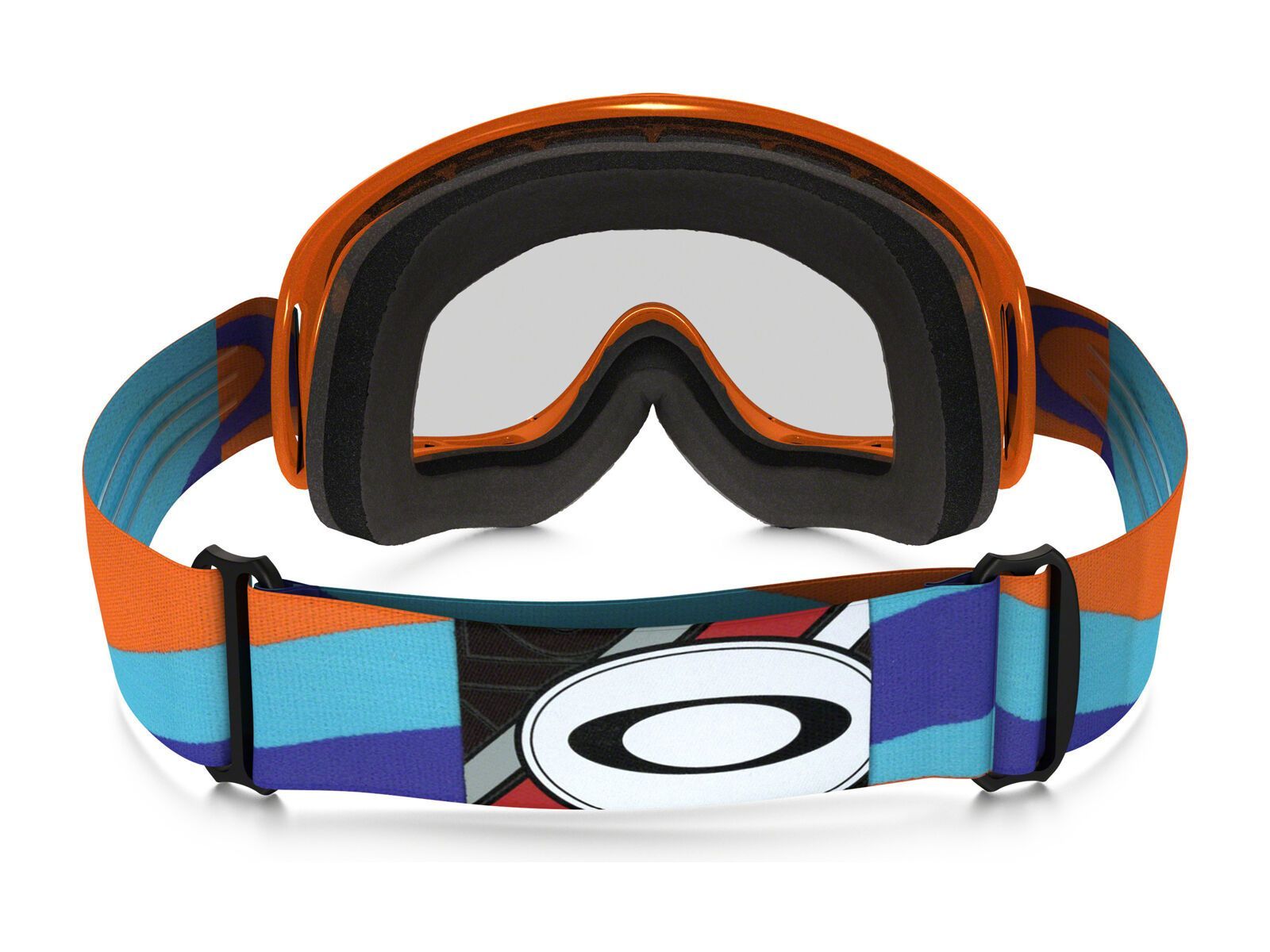 Oakley O-Frame MX Heritage Racer Goggle, neon orange/Lens: clear - Bild 3