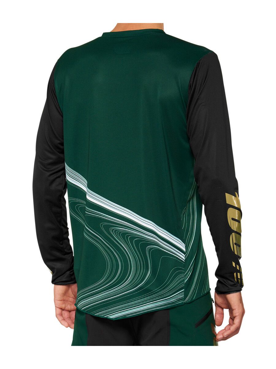 100% R-Core X LE Long Sleeve Jersey, forest green - Bild 2