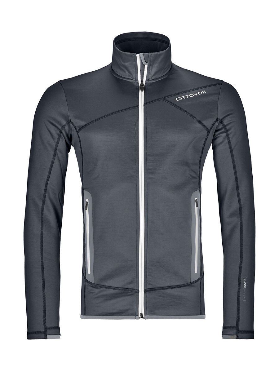 Ortovox Merino Fleece Jacket M, black steel - Bild 1