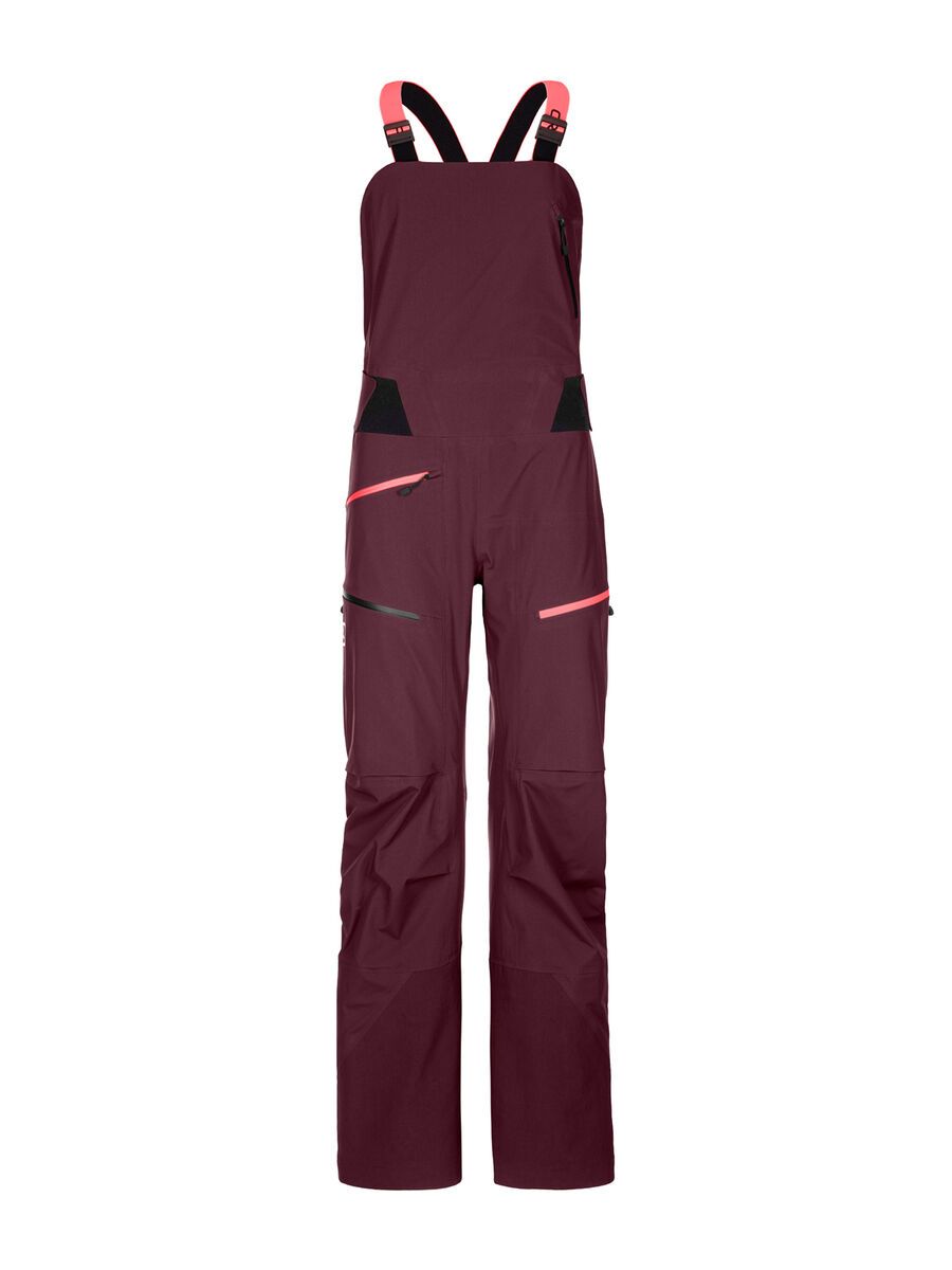 Ortovox 3L Deep Shell Bib Pants W, dark wine - Bild 2