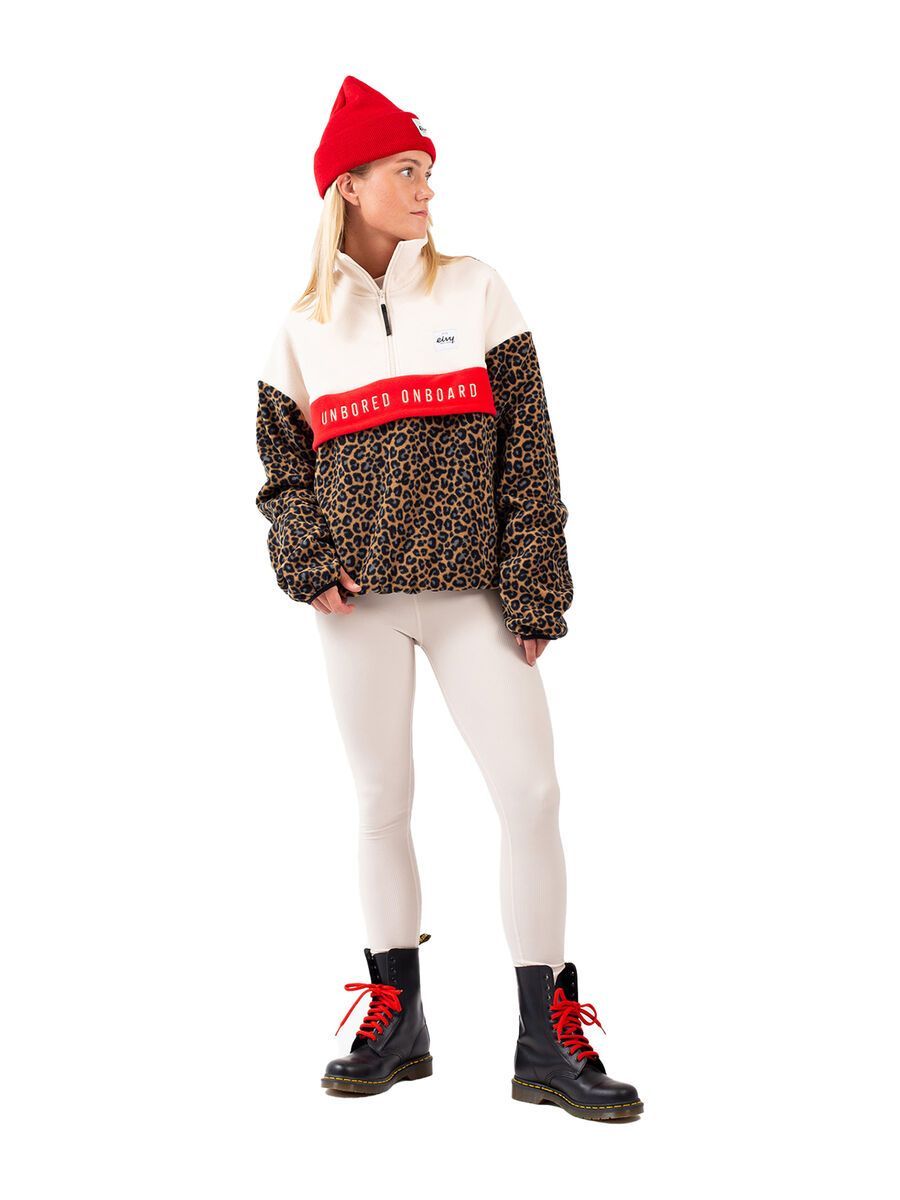 Eivy Ball Fleece, offwhite & leopard - Bild 3