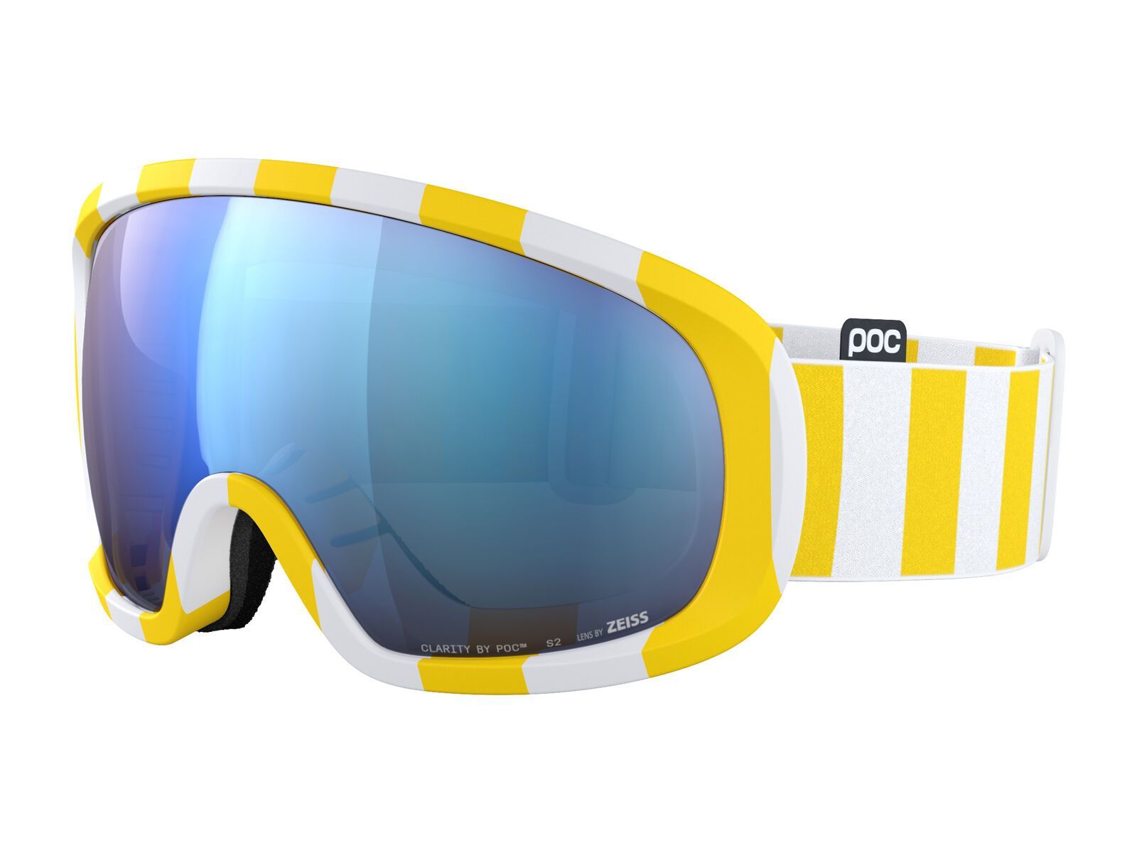 POC Fovea Mid, Clarity Hi. Intense Partly Sunny Blue / jaune/blanc - Bild 1