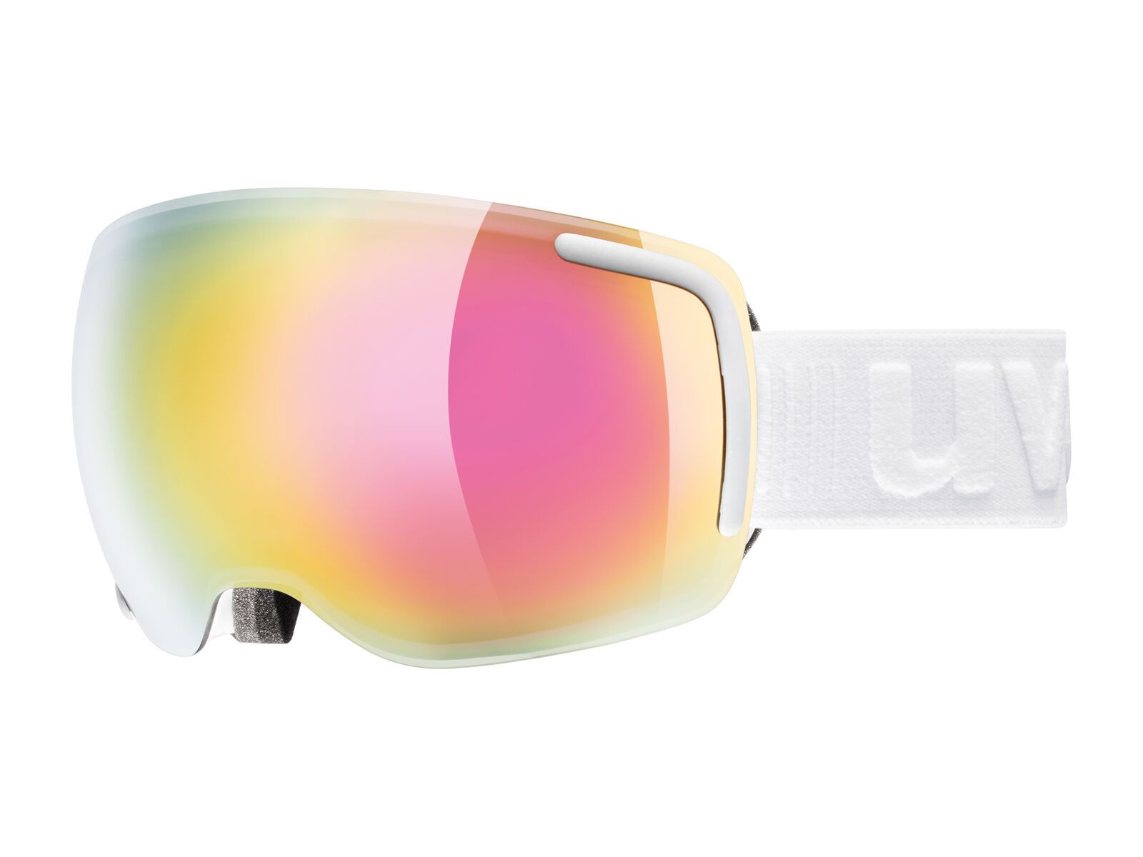 uvex big 40 FM, white mat/Lens: mirror pink - Bild 1