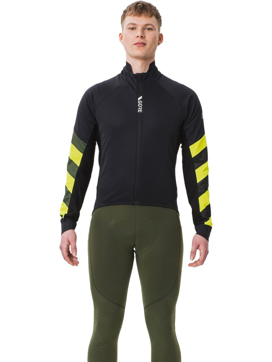 GOREWEAR C5 Gore-Tex Infinium Signal Thermo Jacke, black/neon yellow - Bild 4