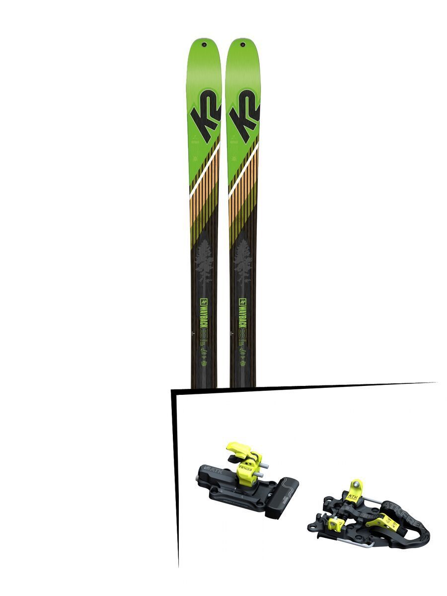 Set: K2 SKI Wayback 88 2019 + ATK Freeraider 14 2.0 - Bild 1
