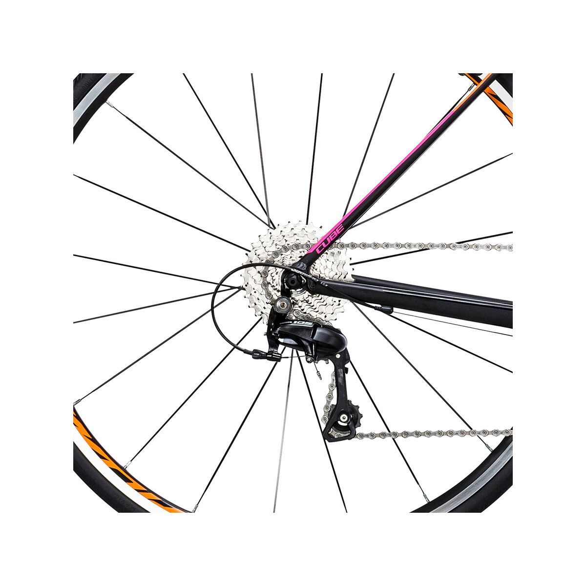 Cube Axial WLS Race, black´n´orange - Bild 4