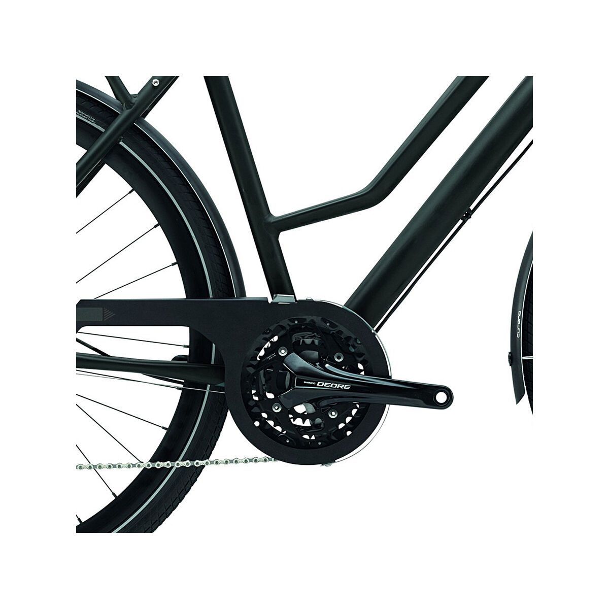 Cannondale Tesoro Mixte 2, black coffee w/ tonal accents, matte - Bild 3