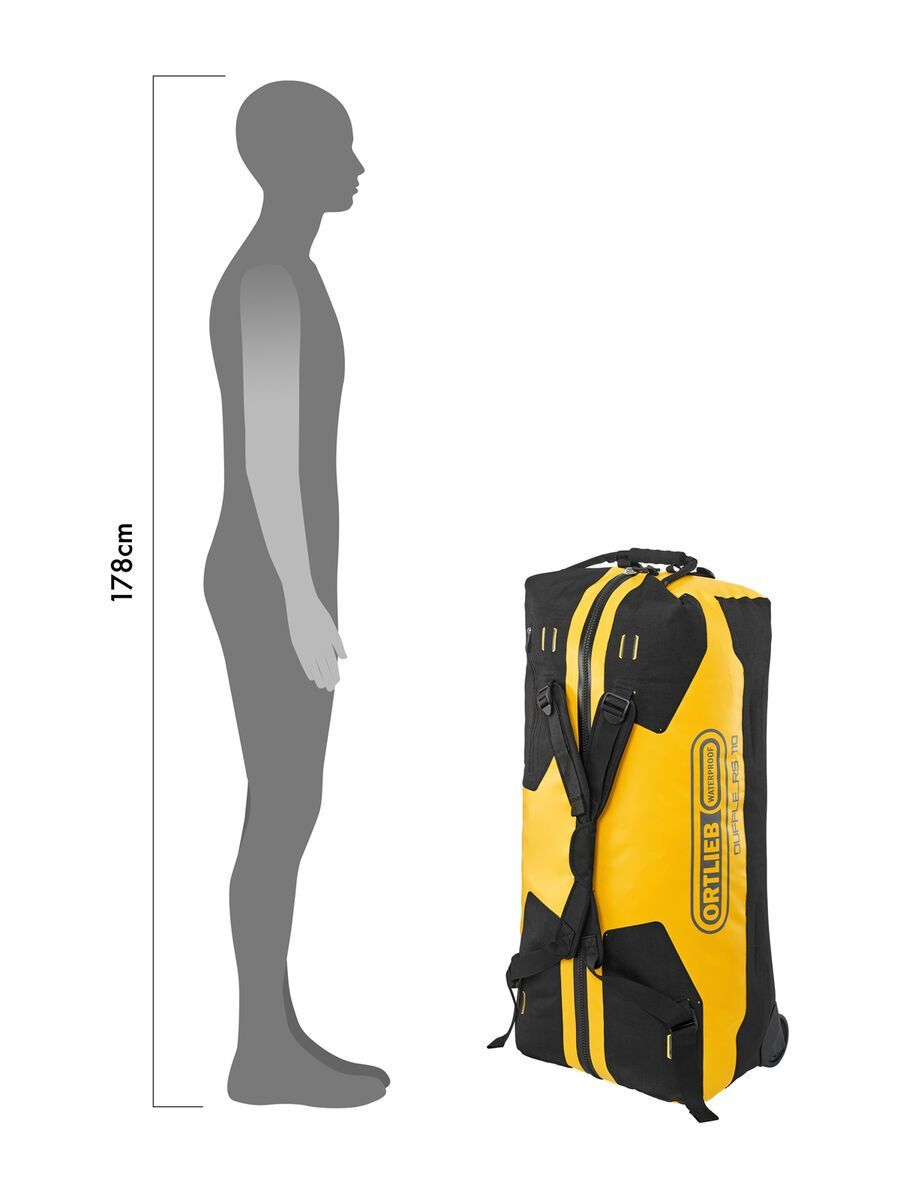 ORTLIEB Duffle RS 110 L, sunyellow-black - Bild 12