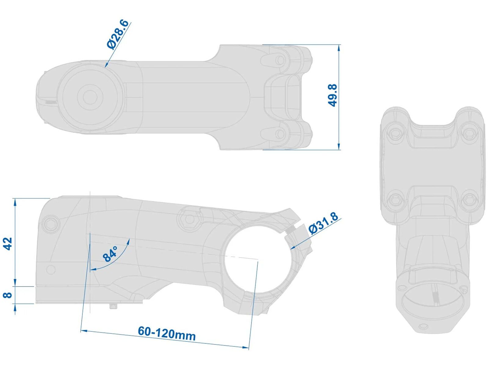 Ritchey WCS Switch Stem -6°, bb black - Bild 8