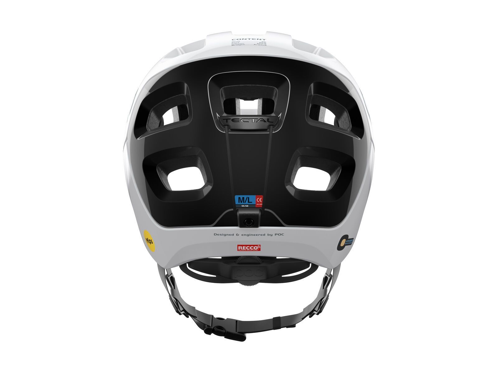 POC Tectal Race MIPS, hydrogen white/uranium black - Bild 3