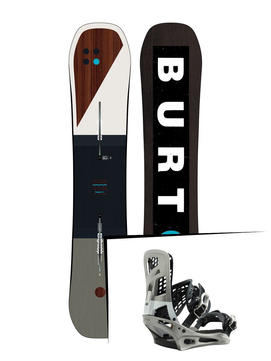 Set: Burton Custom Flying V 2019 +  Genesis (2218327S) - Bild 1