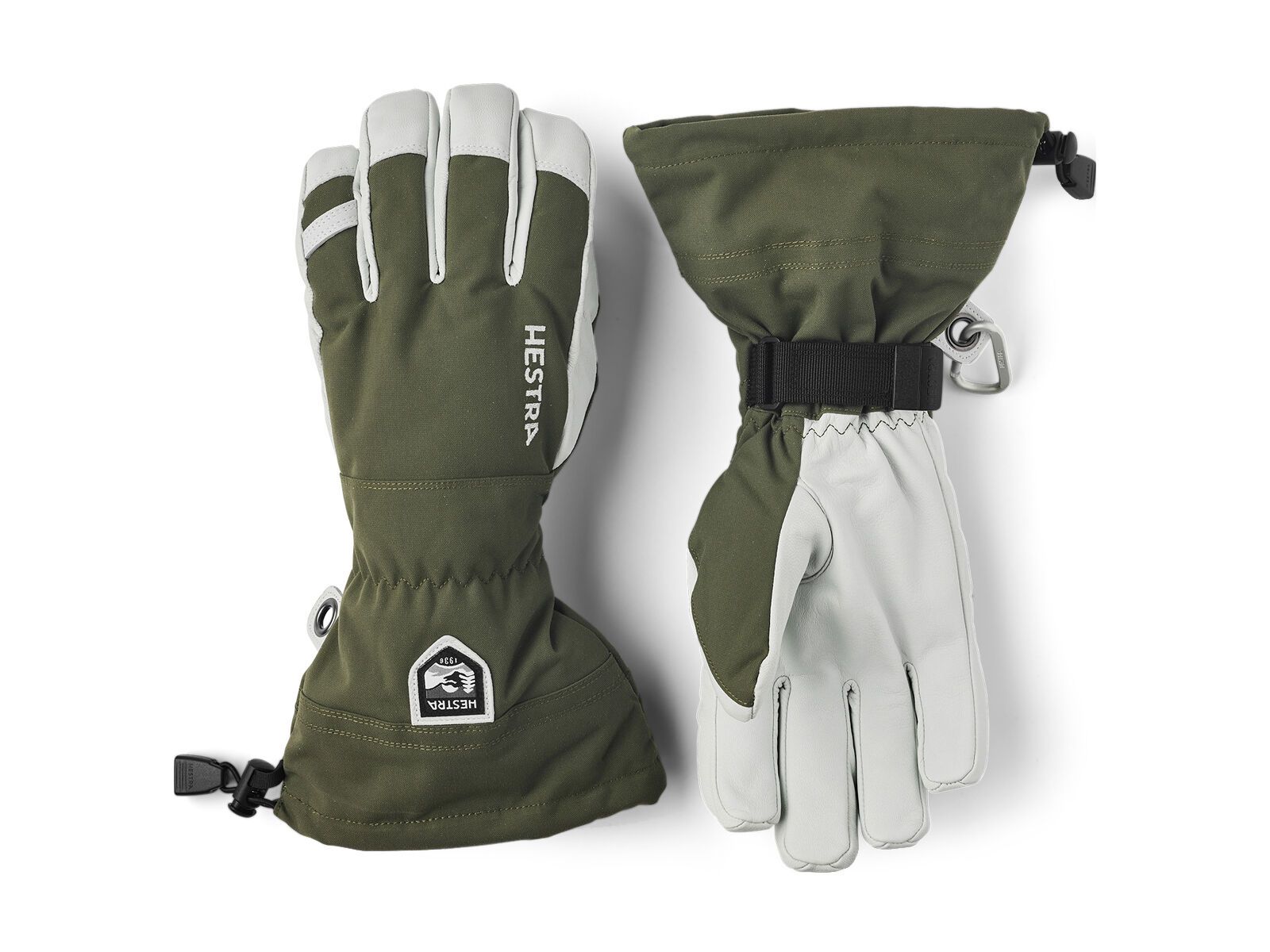 Army leather heli ski 3 finger online