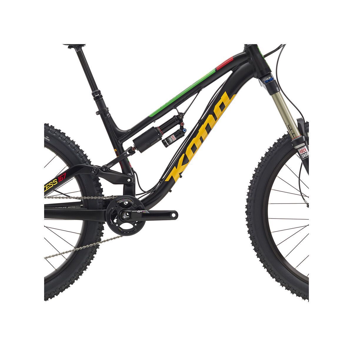 Kona Process 167, matt black w/ gloss green, yellow & red decals - Bild 3