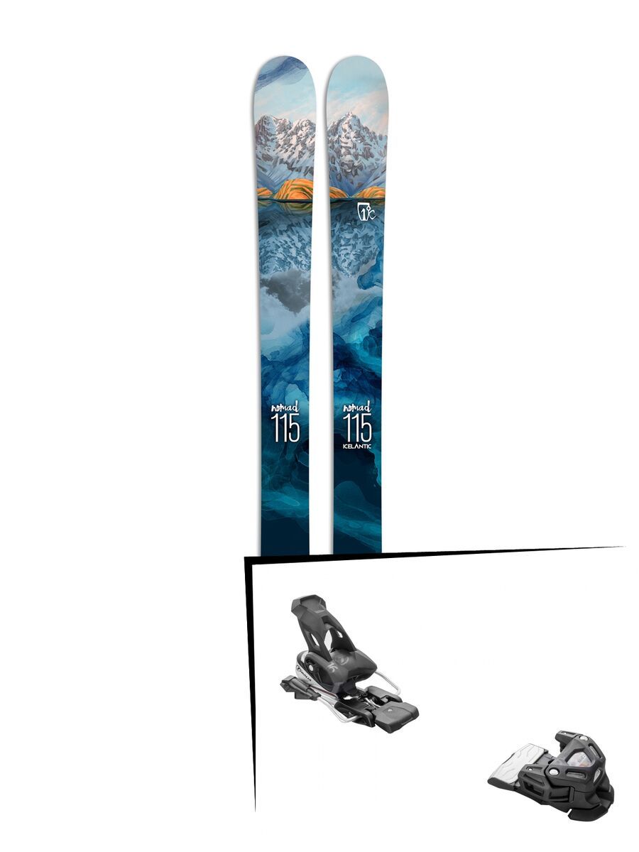 Set: Icelantic Nomad 115 2017 + Tyrolia Attack 16 (1715201) - Bild 1