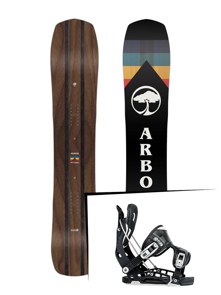 Set: Arbor A-Frame 2019 + Flow NX2 iridium - Bild 1