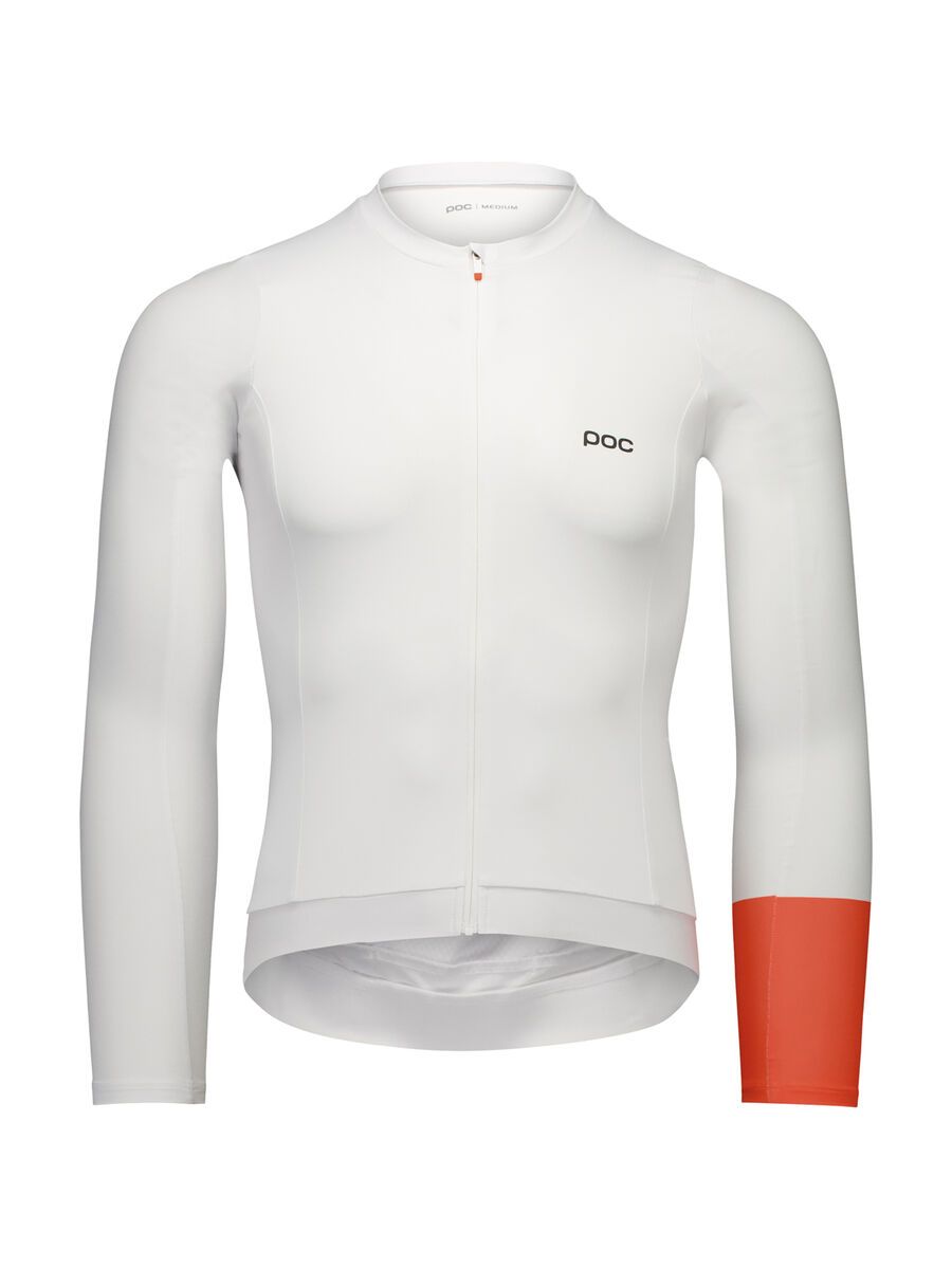 POC M's Cadence Long Sleeve Jersey, hydrogen white - Bild 1
