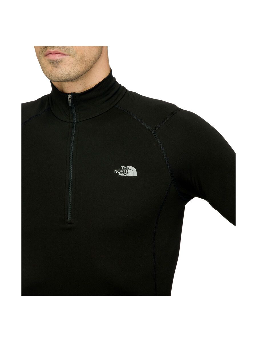 The North Face Mens Warm LS Zip Neck, TNF Black - Bild 4