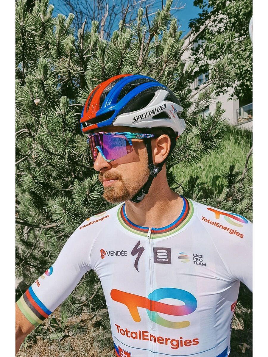 100% Speedcraft Peter Sagan LE - HiPER Purple ML Mirror, soft tact tie dye - Bild 5