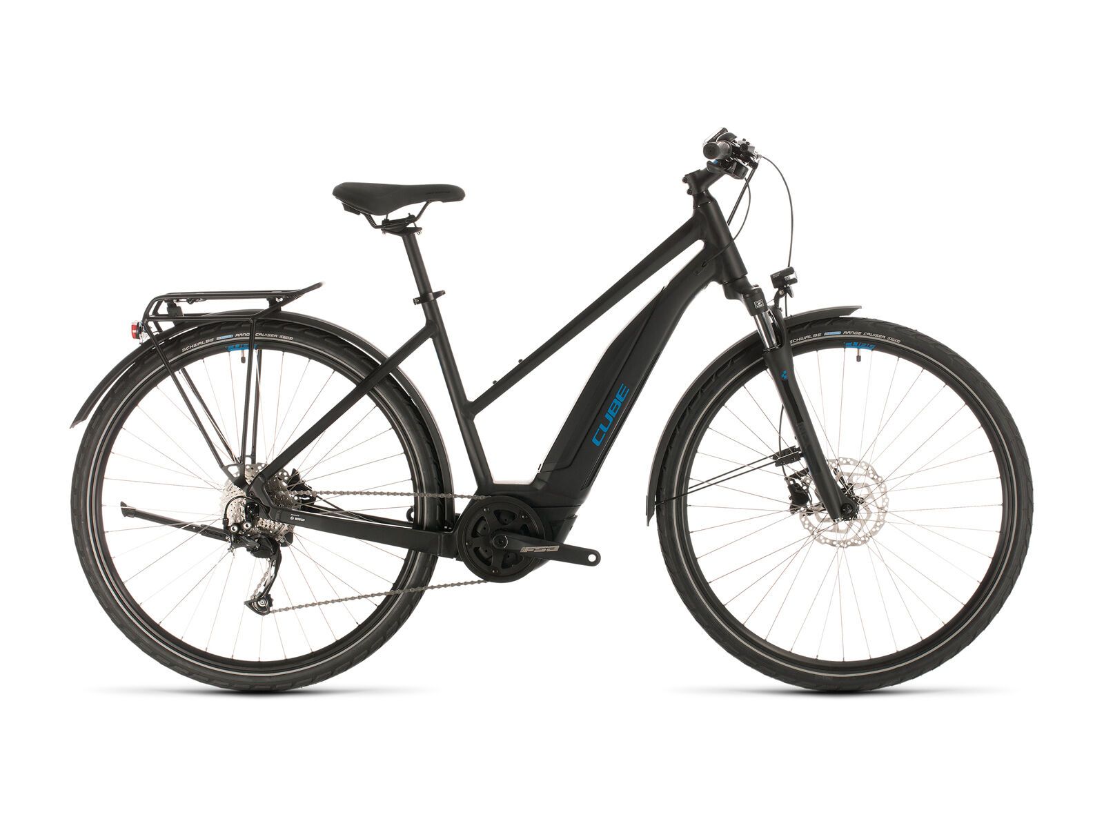 Cube Touring Hybrid ONE 400 Trapeze, black´n´blue - Bild 1