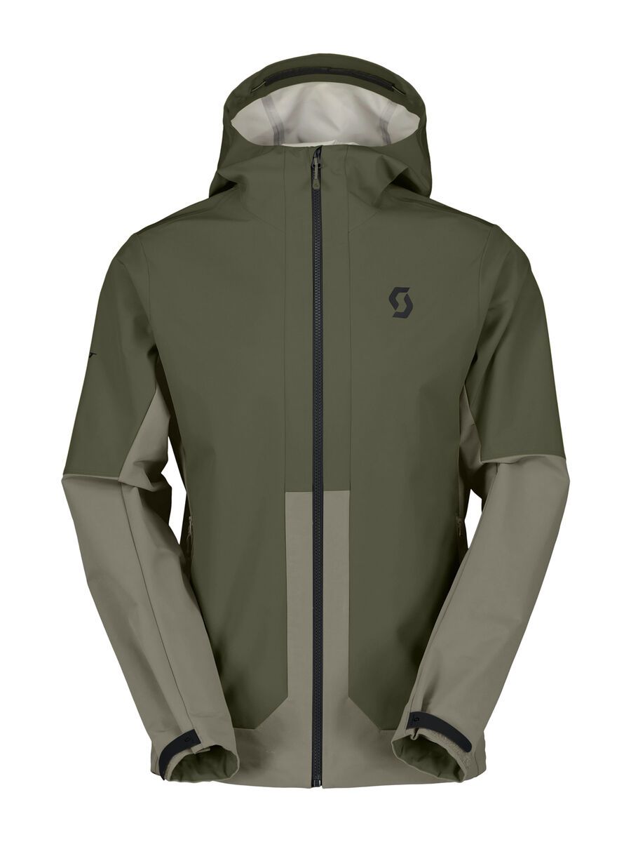 Scott Explorair Softshell Men's Jacket, dust grey/douglas green - Bild 1