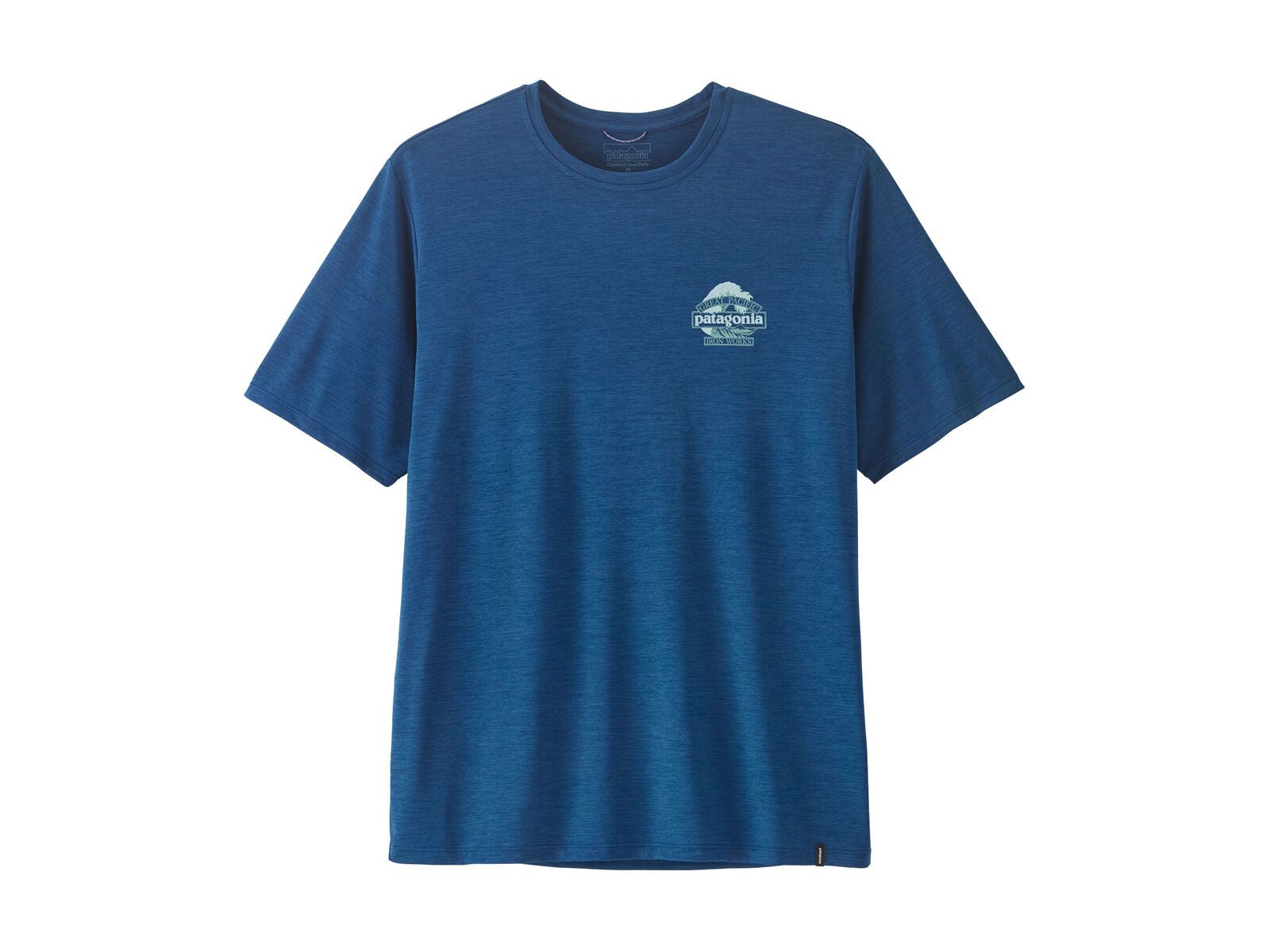 Patagonia Men's Cap Cool Daily Shirt - Great Waves, clement blue/light clement blue x-dye - Bild 1