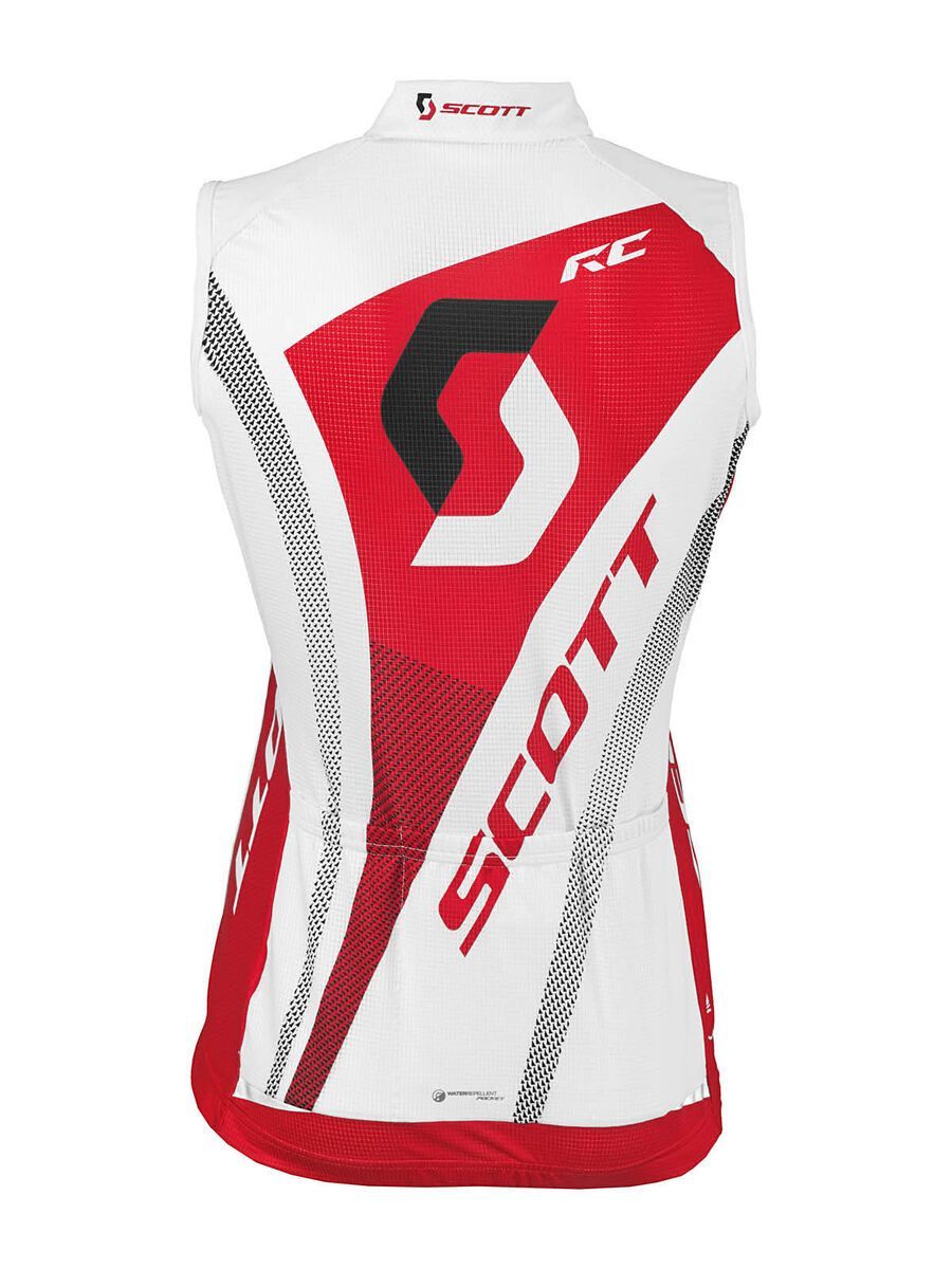 Scott Womens RC w/o sl Shirt, white/red - Bild 2