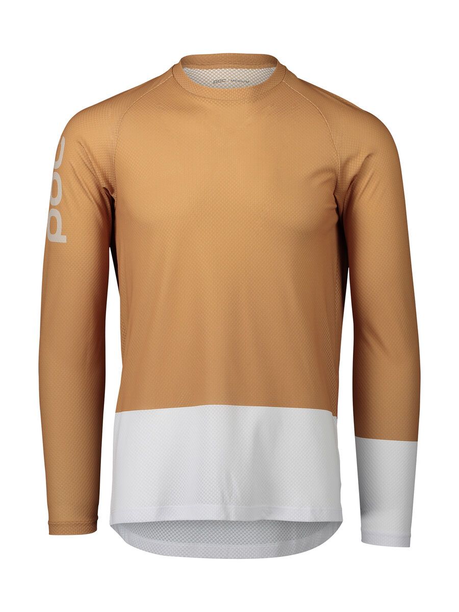 POC MTB Pure LS Jersey, aragonite brown/hydrogen white - Bild 1
