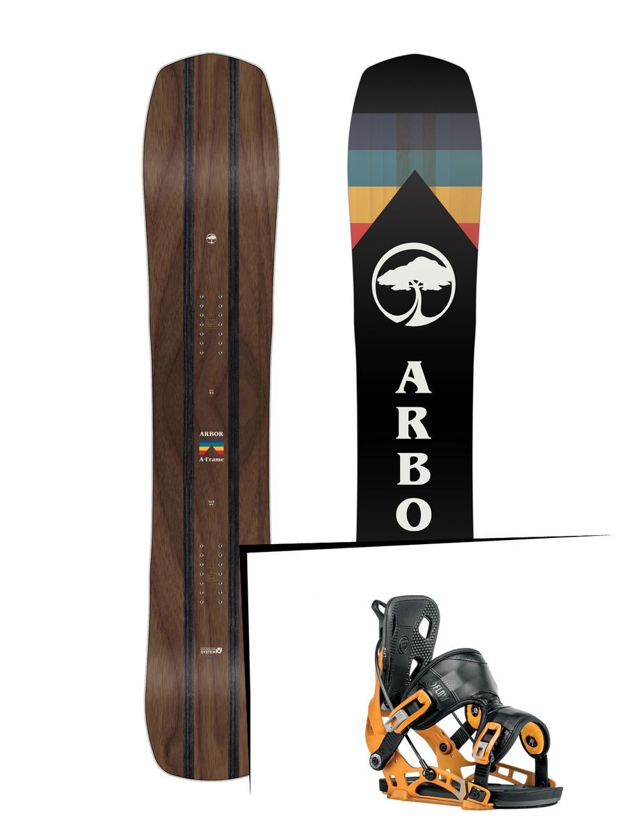Set: Arbor A-Frame 2019 + Flow NX2 cadmium - Bild 1