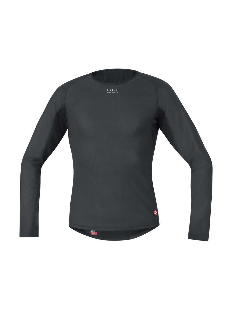 Gore Bike Wear Base Layer Windstopper Thermo Shirt Lang, black - Bild 1