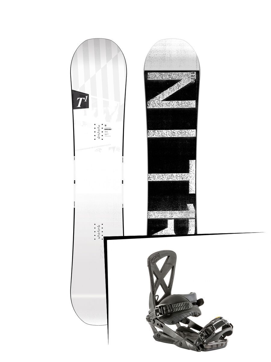 Set: Nitro T1 Wide 2019 + Nitro Phantom dark night - Bild 1