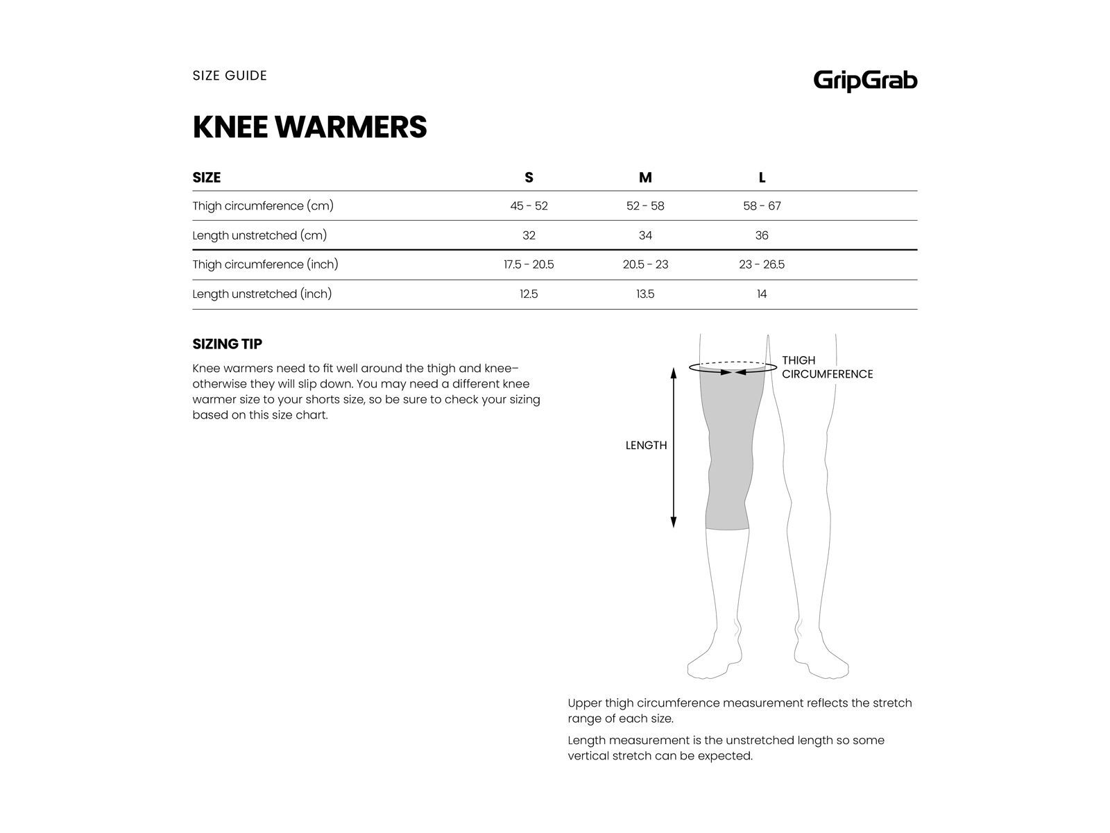 GripGrab PACR Spring-Autumn Knee Warmers, black - Bild 7