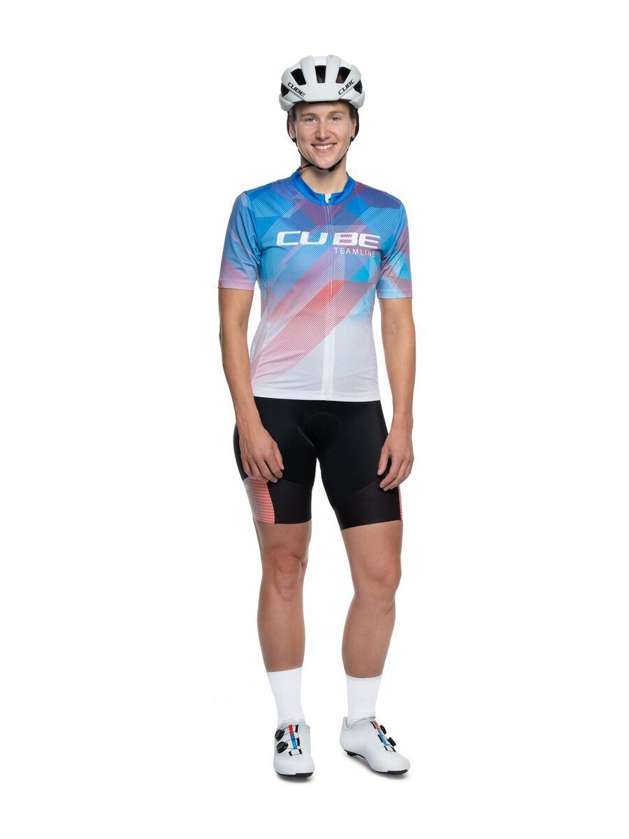 Cube WS Trikot CMPT Teamline kurzarm, white - Bild 4