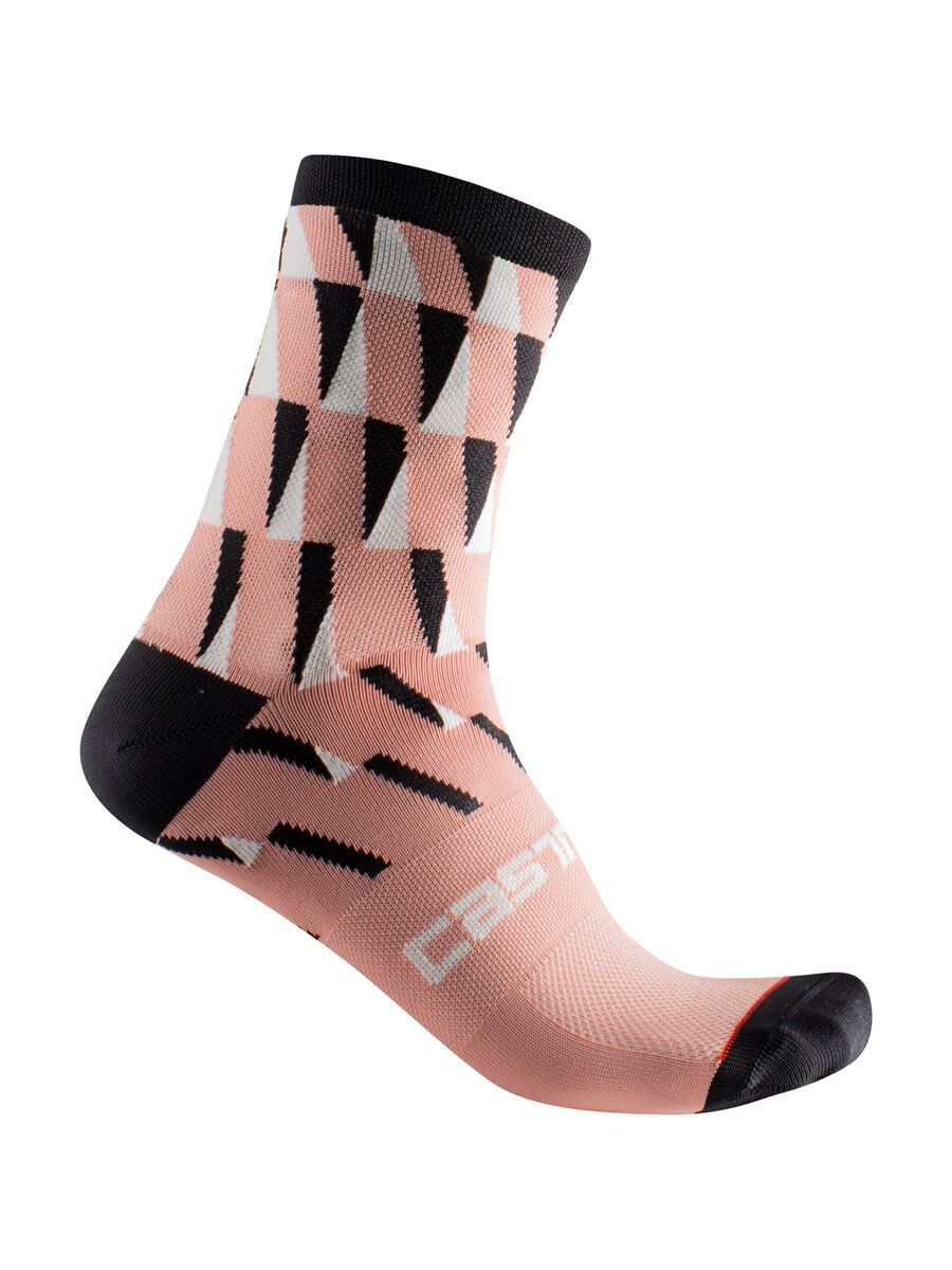 Castelli Pendio 12 Sock, blush/black-ivory - Bild 1